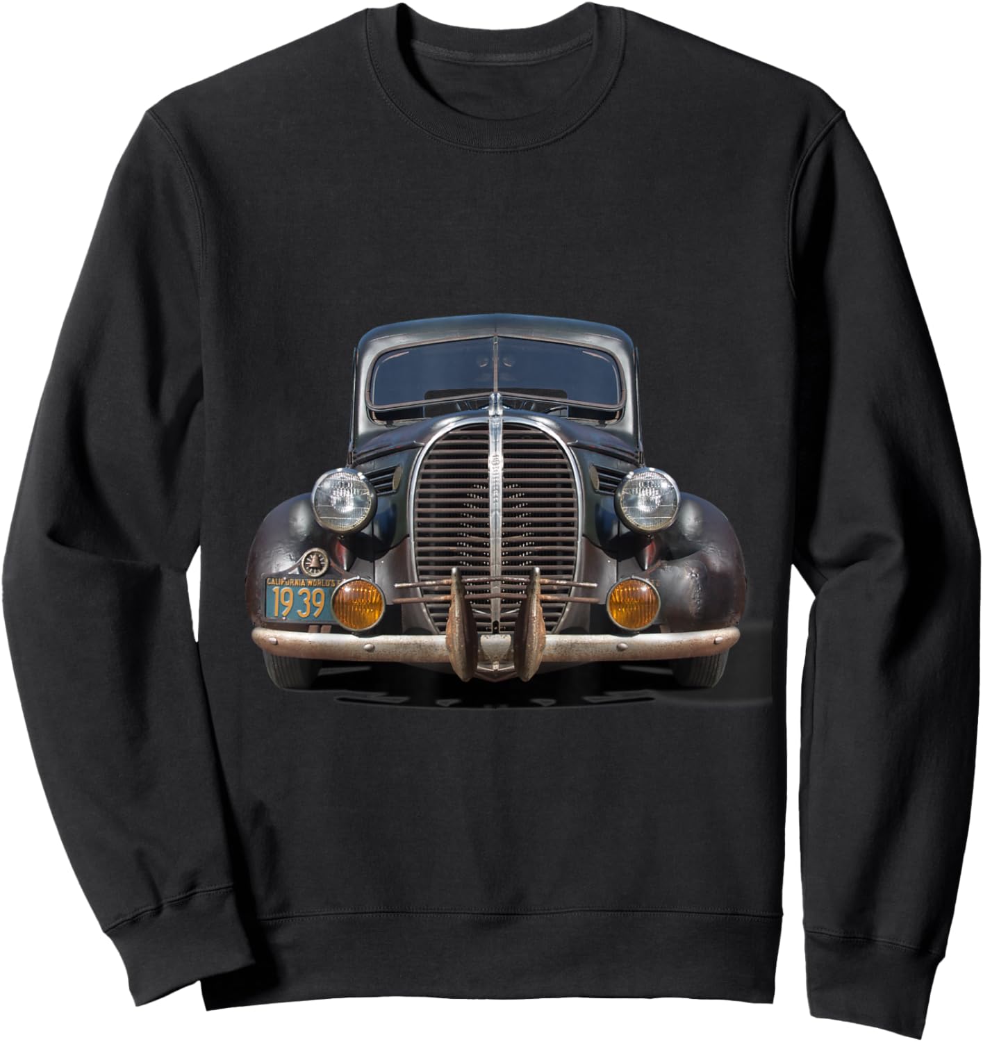 1938 1939 Rustic Pickup Truck Sweatshirt - Sweatshirt | Black