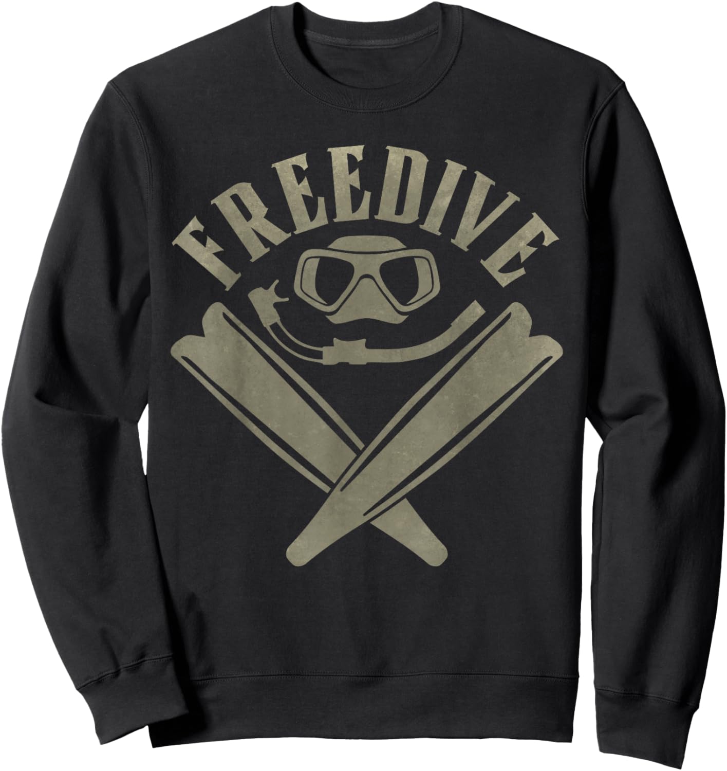Freedive - Mask, Snorkel, and Fins Sweatshirt - Sweatshirt | Black