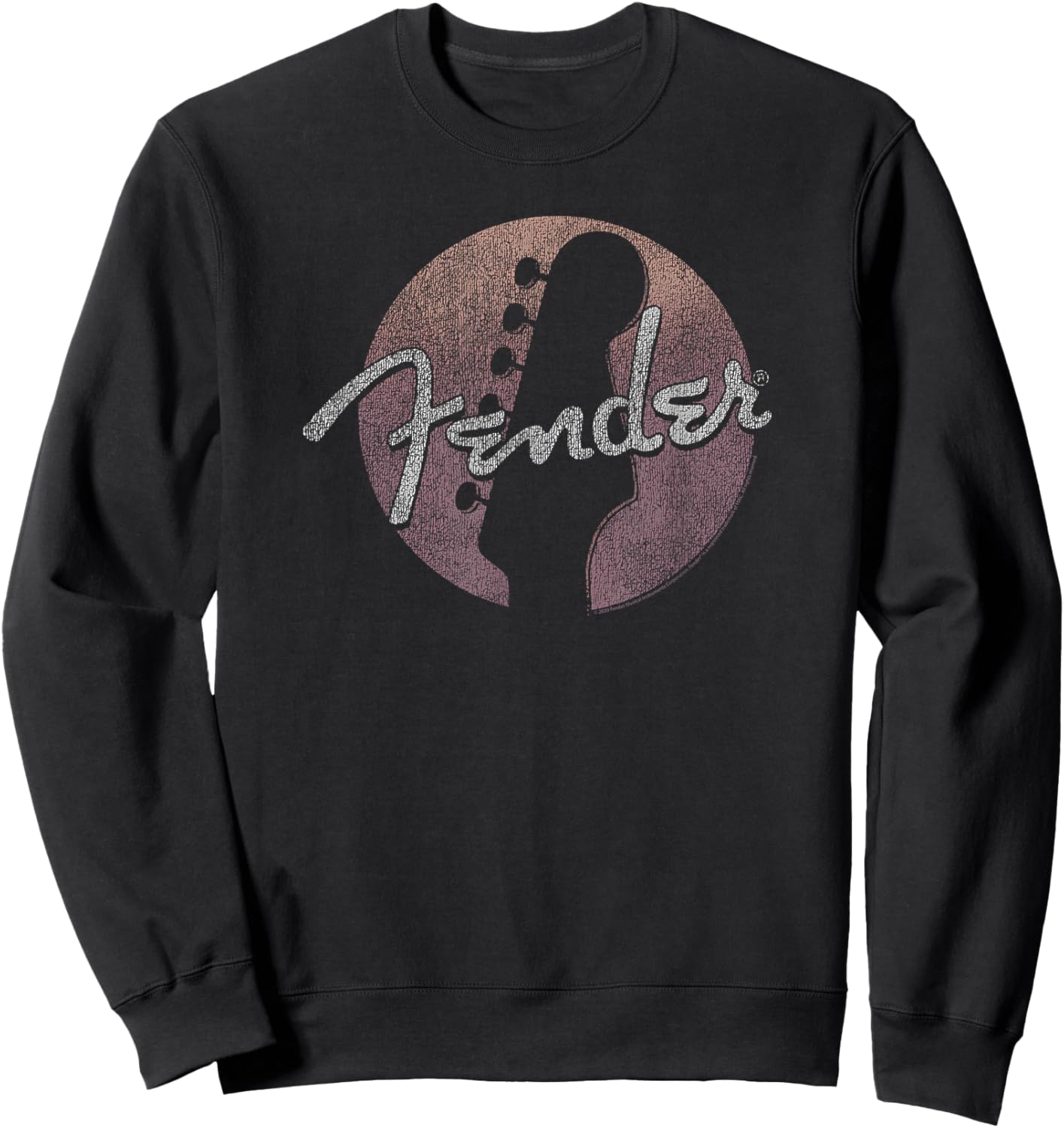 Fender Circle Guitar Headstock Logo Sweatshirt - Sweatshirt | Black