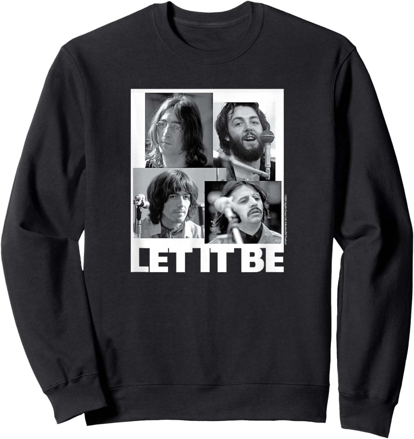 The Beatles - Let It Be Sweatshirt - Sweatshirt | Black