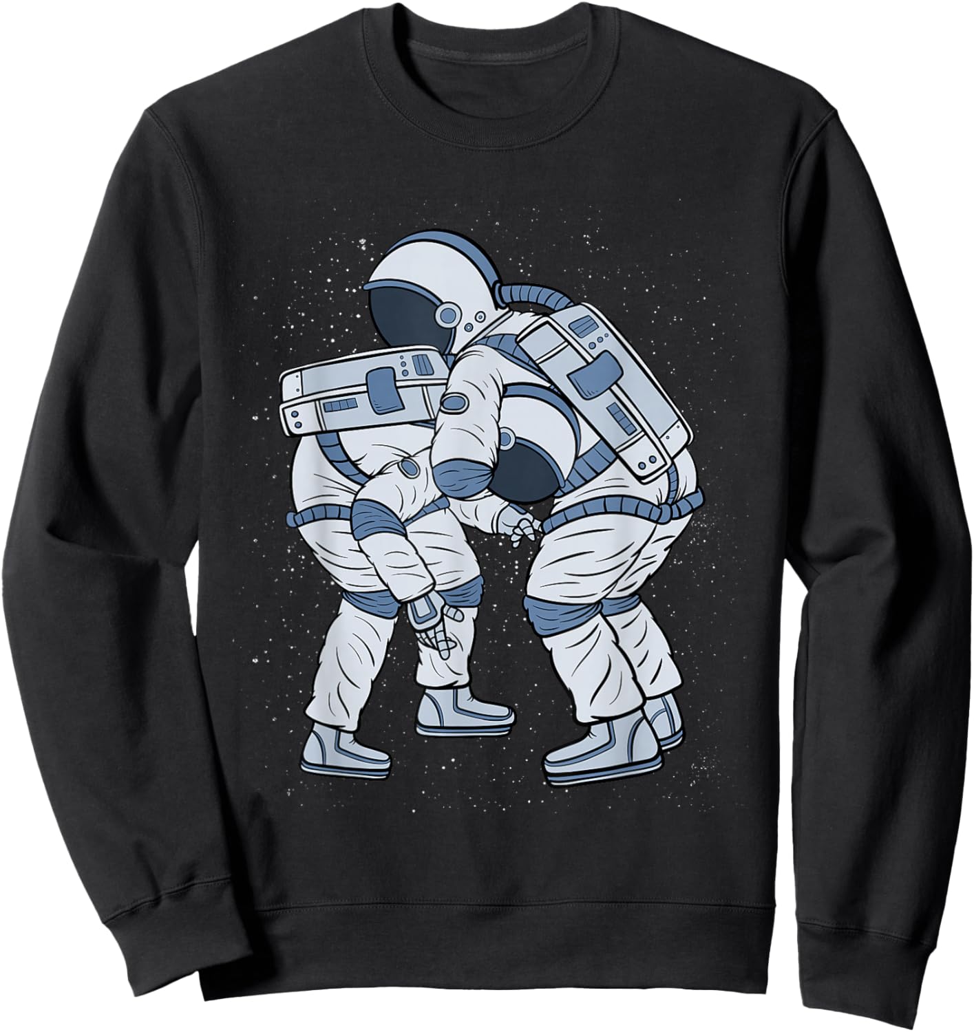 Jiu-Jitsu Astronaut Jiu Jitsu BJJ Martial Arts Combat Sport Sweatshirt - Sweatshirt | Black