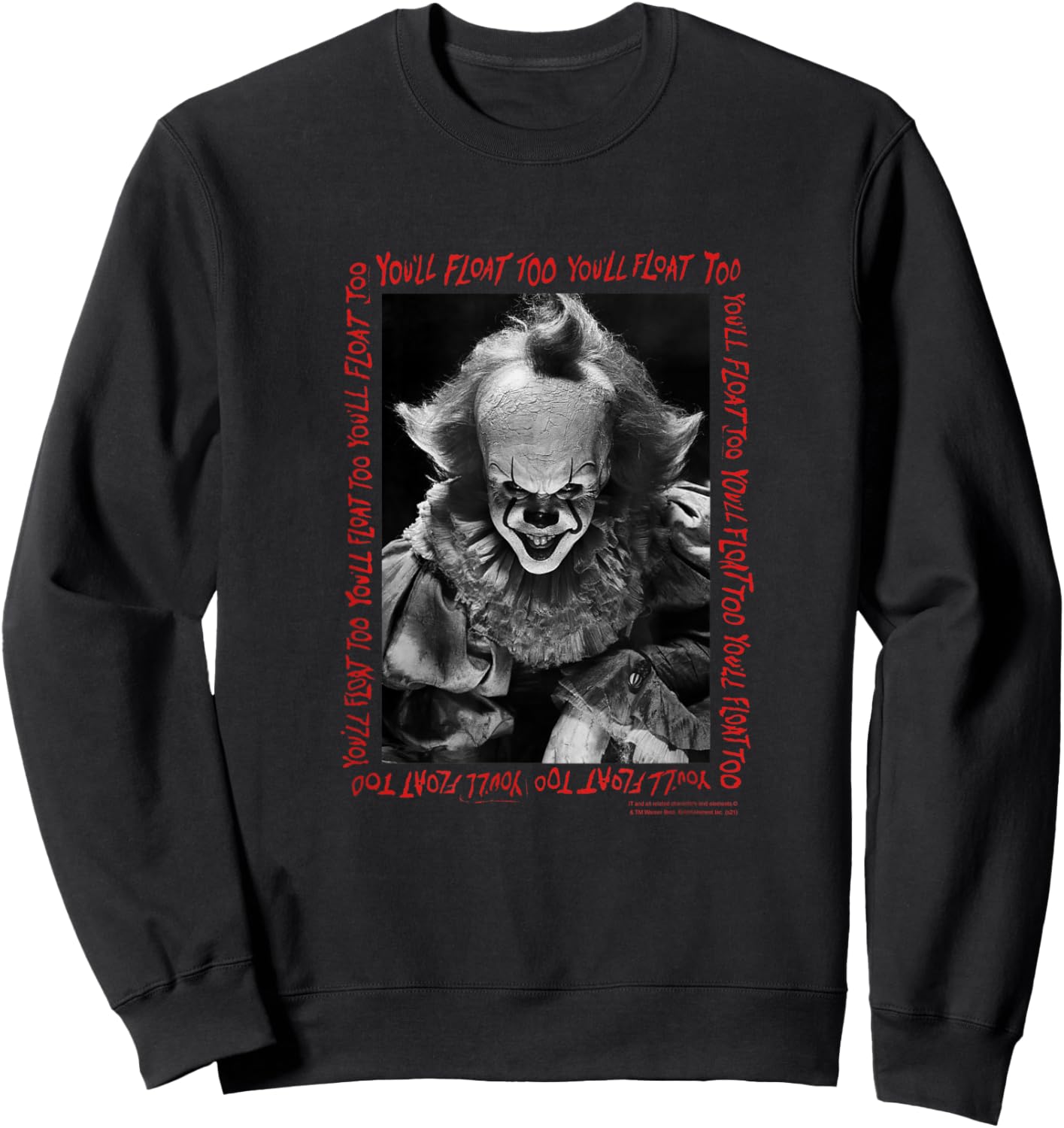IT You'll Float Too Frame Sweatshirt - Sweatshirt | Black
