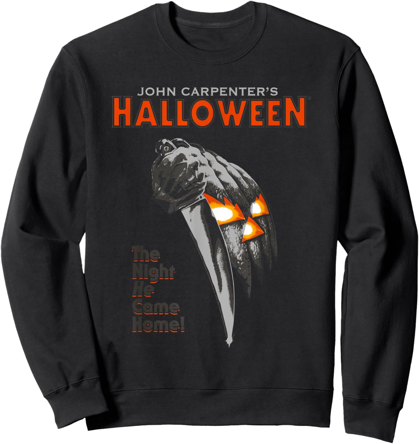 Halloween Movie Poster Sweatshirt - Sweatshirt | Black