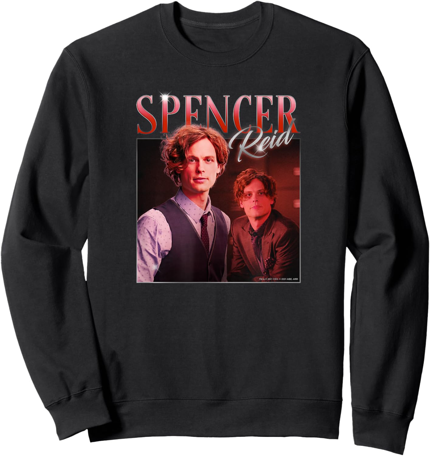 Criminal Minds 80s Spencer Reid Sweatshirt - Sweatshirt | Black