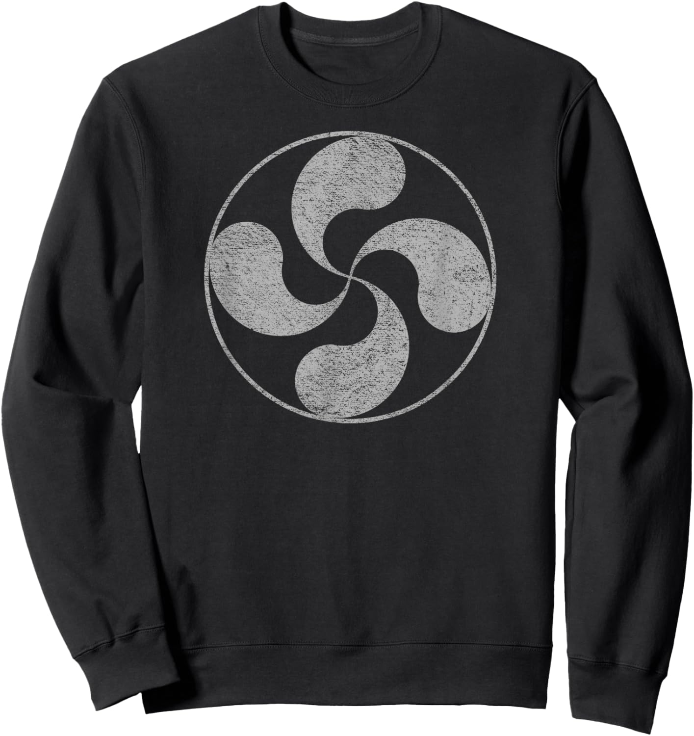 Lauburu Basque Country Symbol for Humans Sweatshirt - Sweatshirt | Black