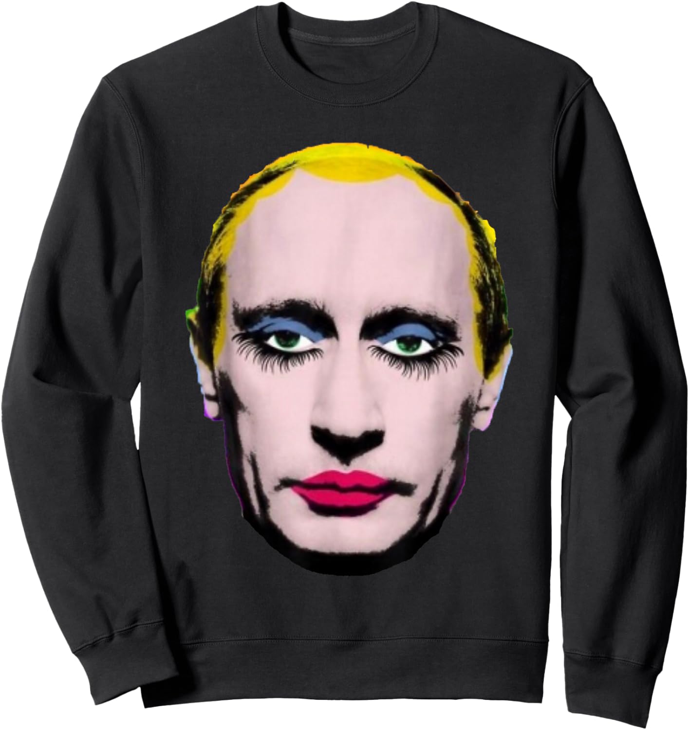 Vladimir Putin in lipstick Sweatshirt - Sweatshirt | Black