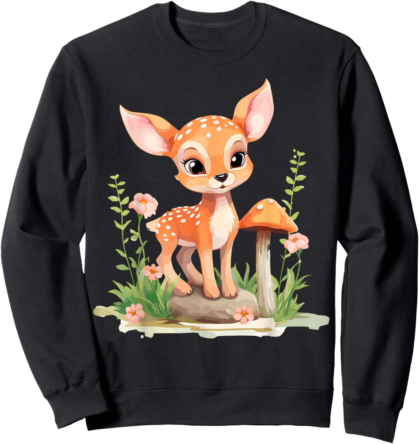 Toddler Deer Sweatshirt - Sweatshirt | Black