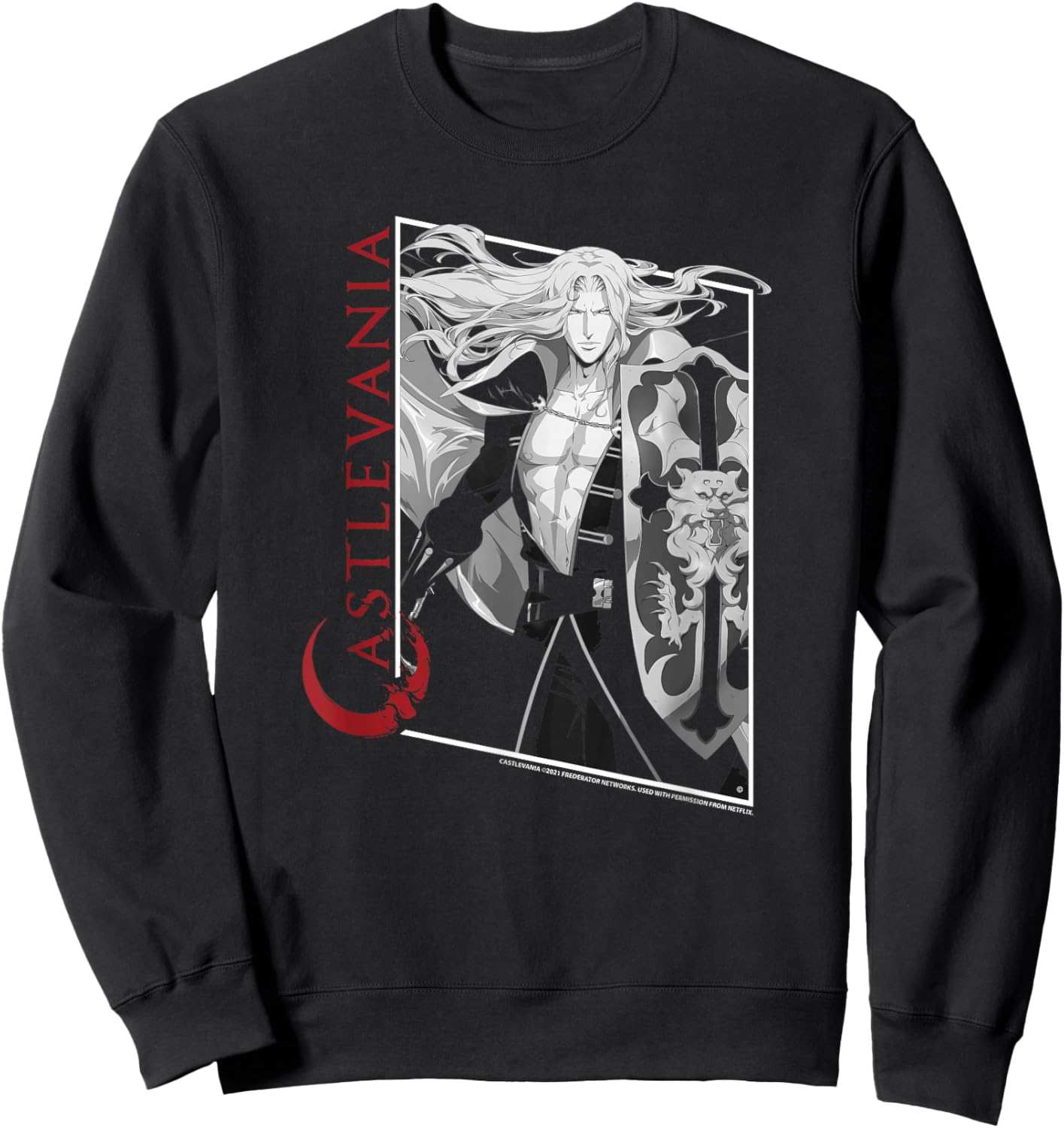Castlevania Alucard Box Up Sweatshirt - Sweatshirt | Black