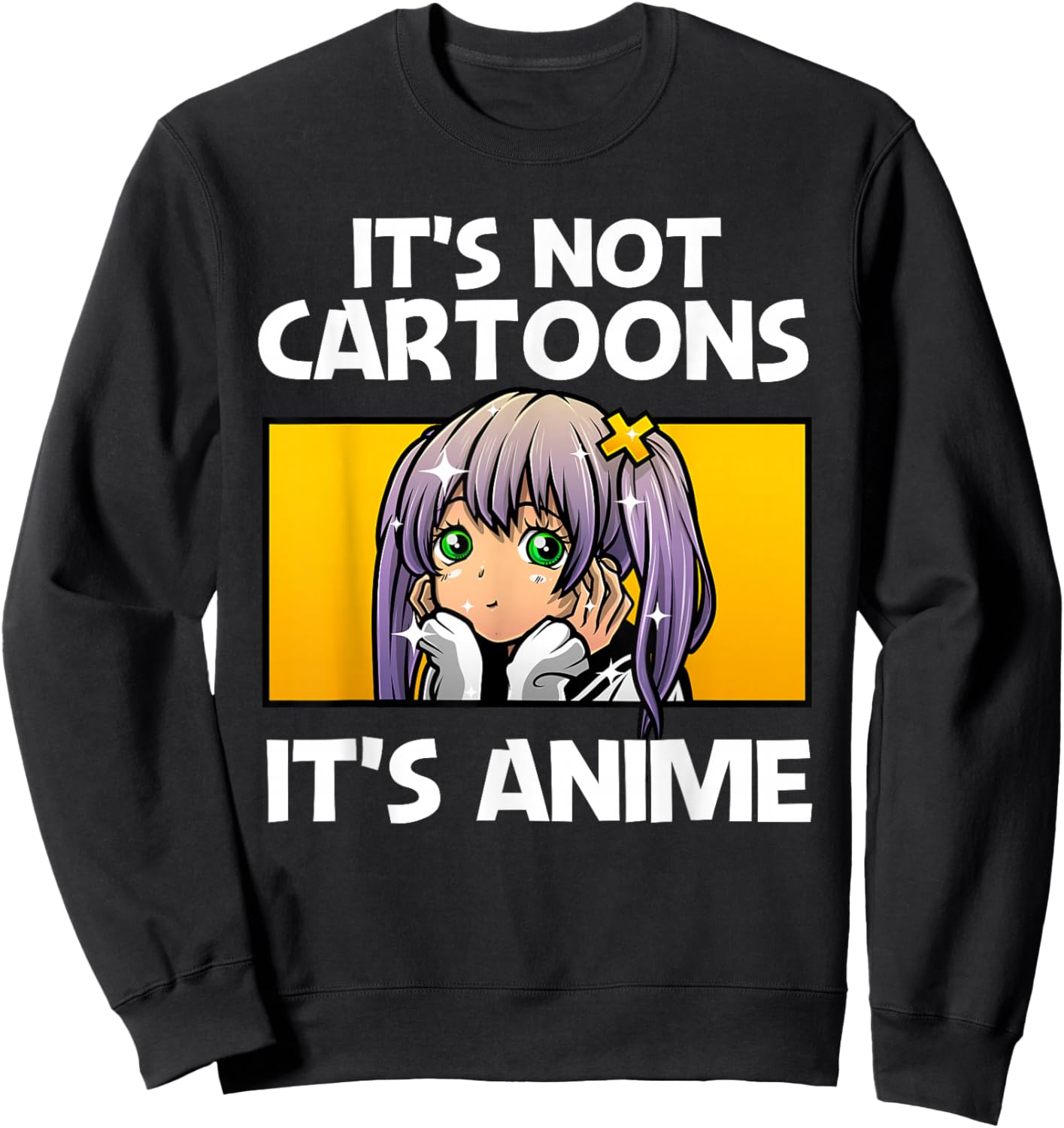 Anime Art Teen Girls Men Anime Merch Anime Lovers Sweatshirt - Sweatshirt | Black