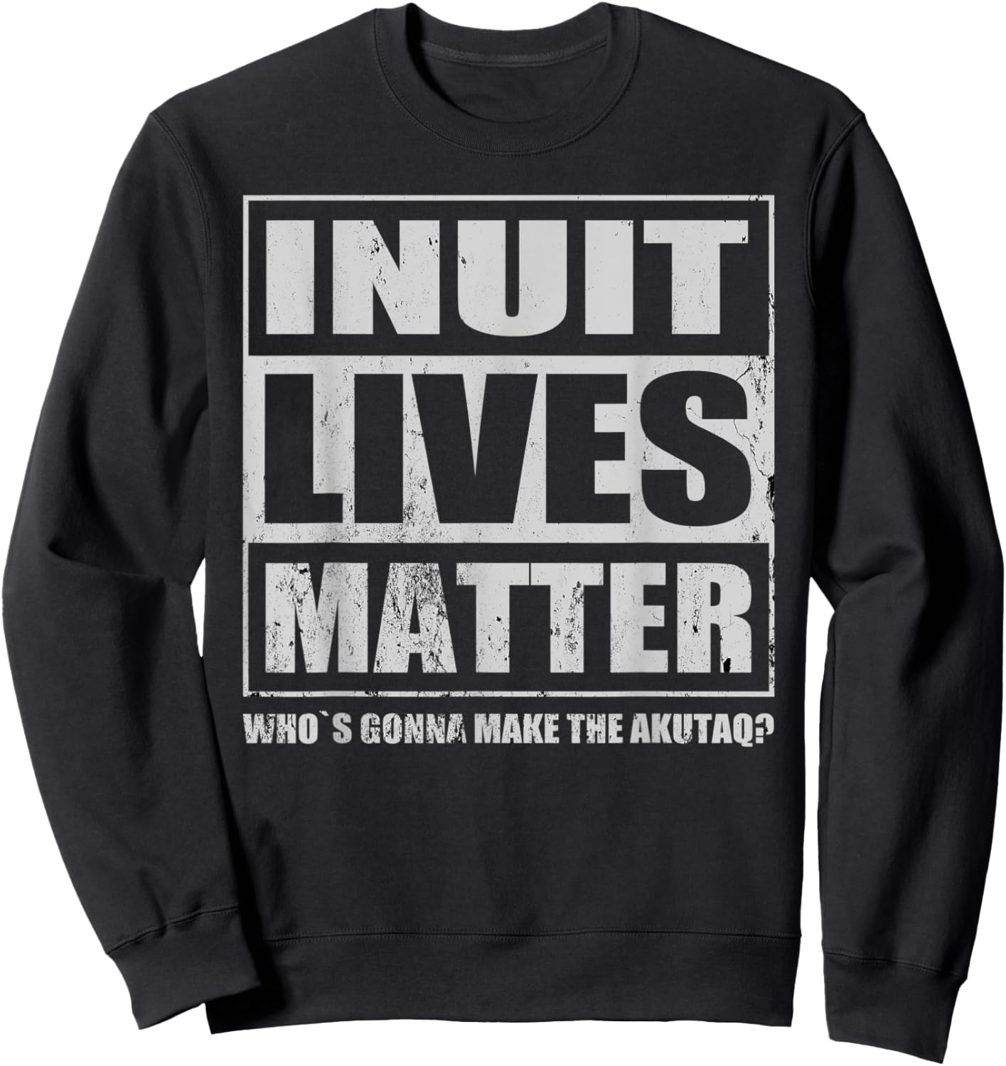 Inuit Akutaq Ice Cream Inuuk Food Specialty Cuisine Women Sweatshirt - Sweatshirt | Black