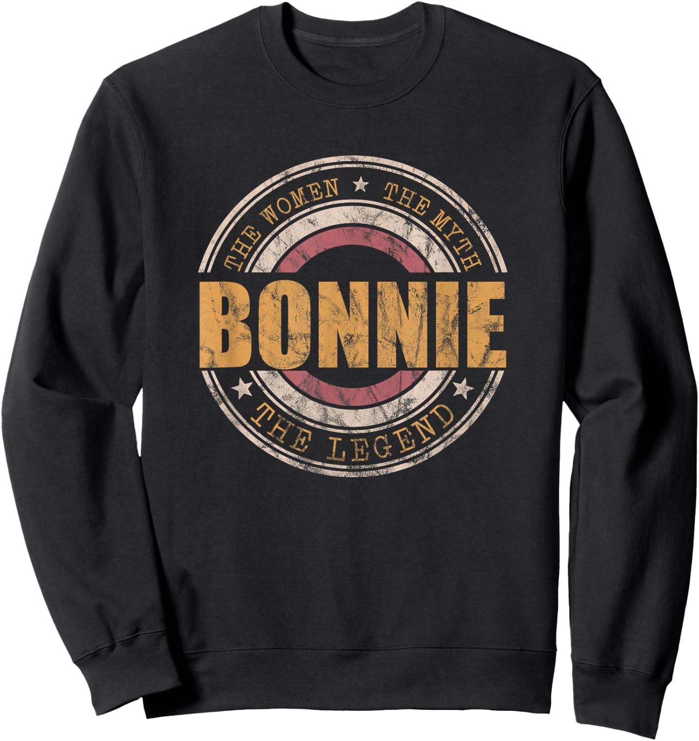 Bonnie The Women The Myth The Legend First Name Bonnie Sweatshirt - Sweatshirt | Black