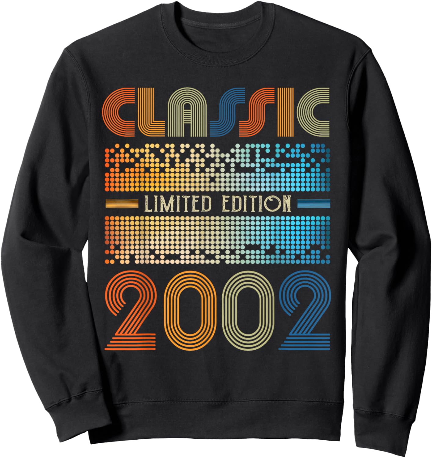 Classic 2002 Limited Edition Music Lover Born In 2002 Bday Sweatshirt - Sweatshirt | Black