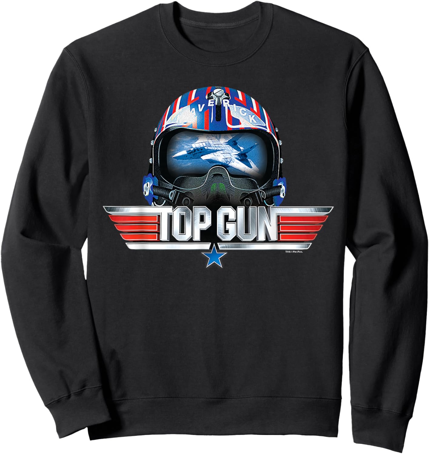 Top Gun - Maverick Helmet Sweatshirt - Sweatshirt | Black