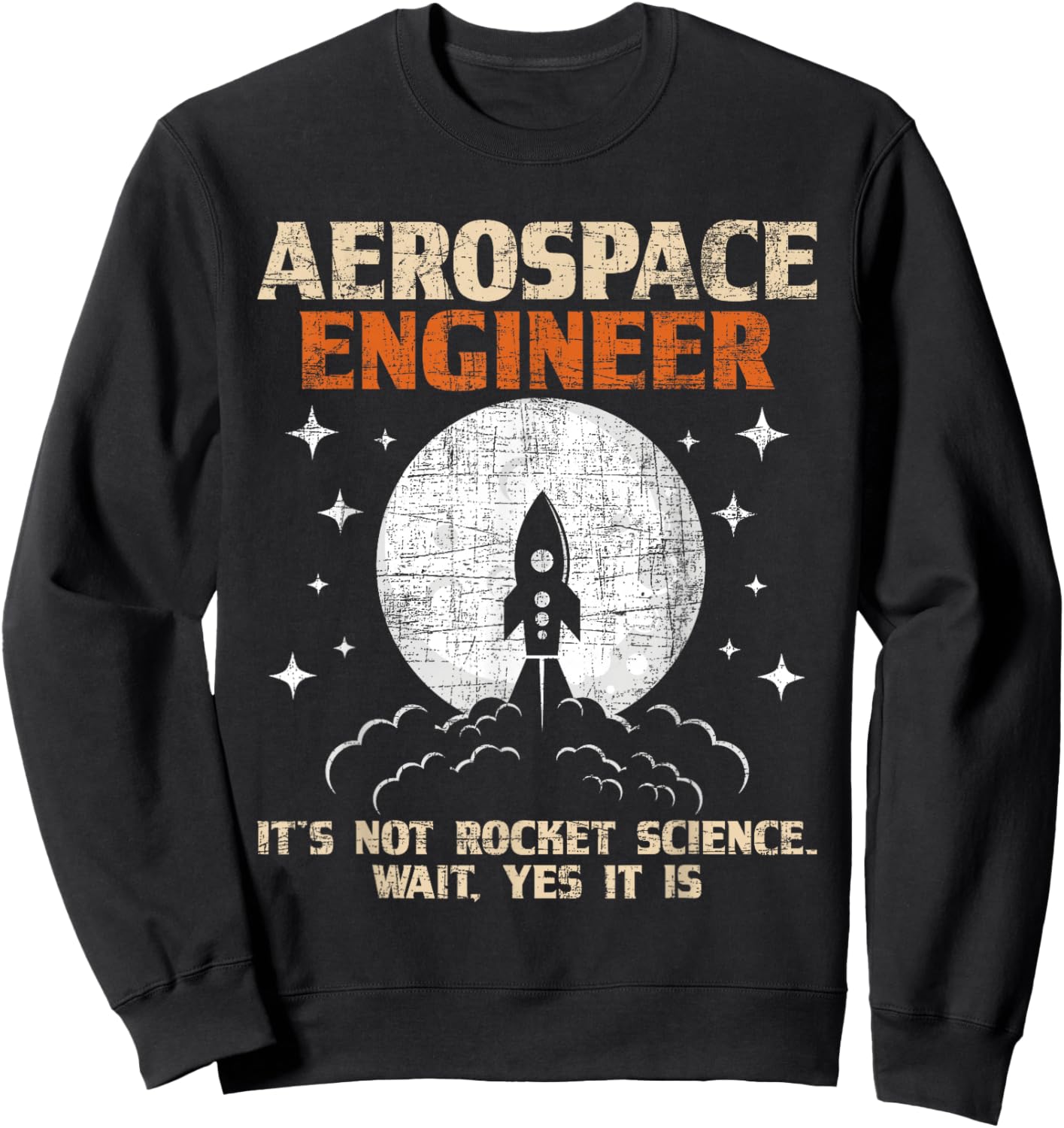 Aerospace Engineer - Aeronautical Engineering Aviation Lover Small Sweatshirt - Sweatshirt | Black