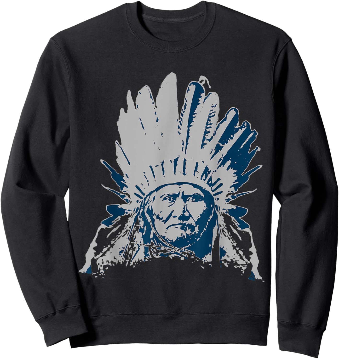 Geronimo Apache Native American Indian Warrior USA Sweatshirt - Sweatshirt | Black