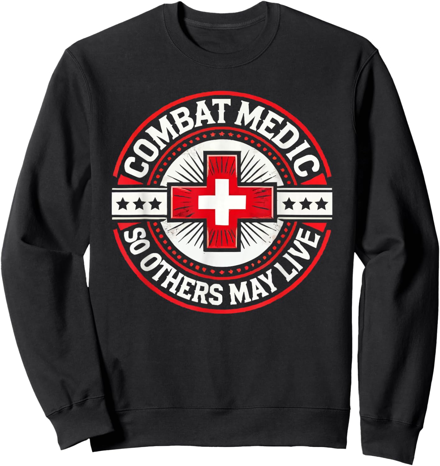 Combat Medic First Aid Field Medic Military Sweatshirt - Sweatshirt | Black