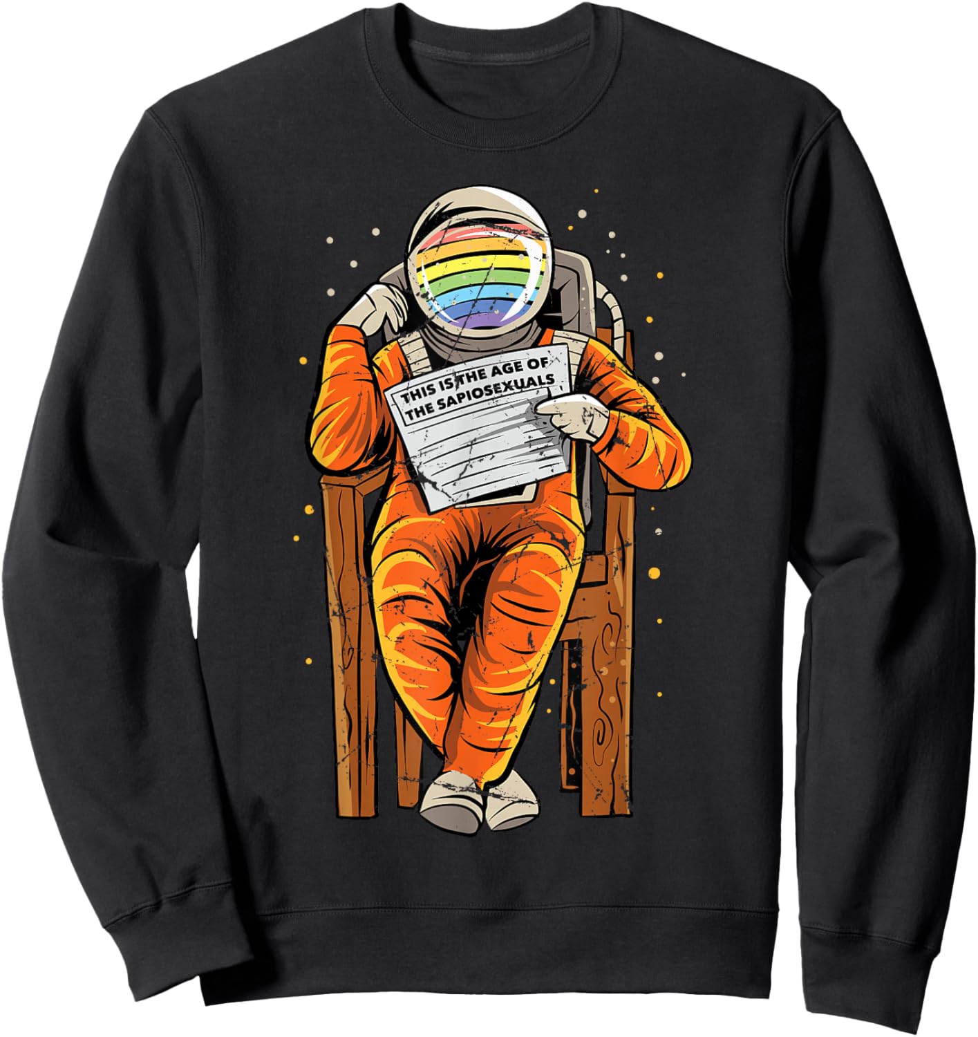 Millennials - This Is The Age Of The Sapiosexuals - Rainbows Sweatshirt - Sweatshirt | Black