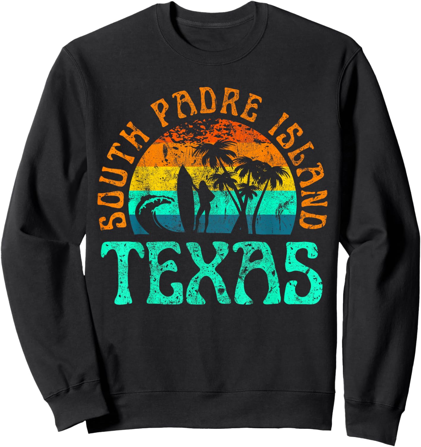 South Padre Island Sweatshirt - Sweatshirt | Black