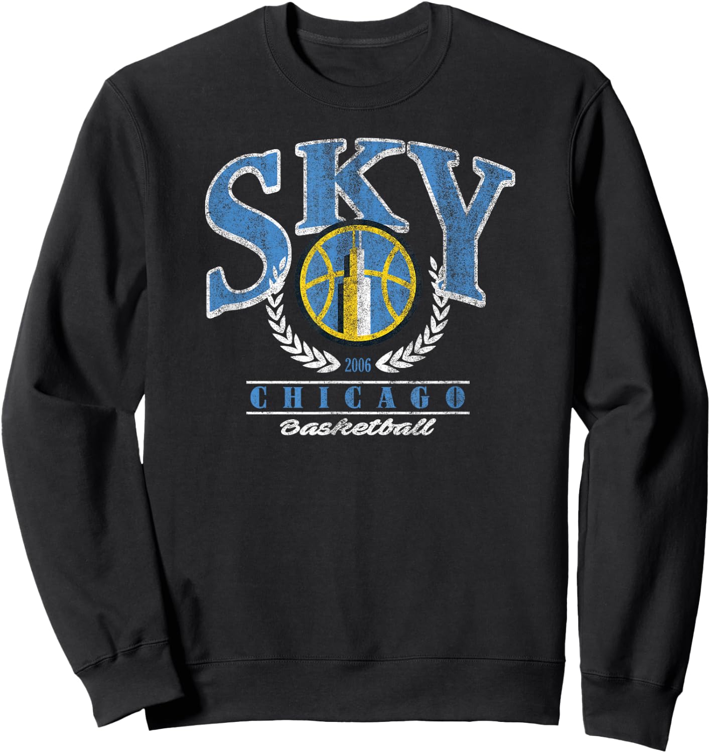 WNBA Chicago Sky Top Class Out Of Bounds Sweatshirt - Sweatshirt | Black