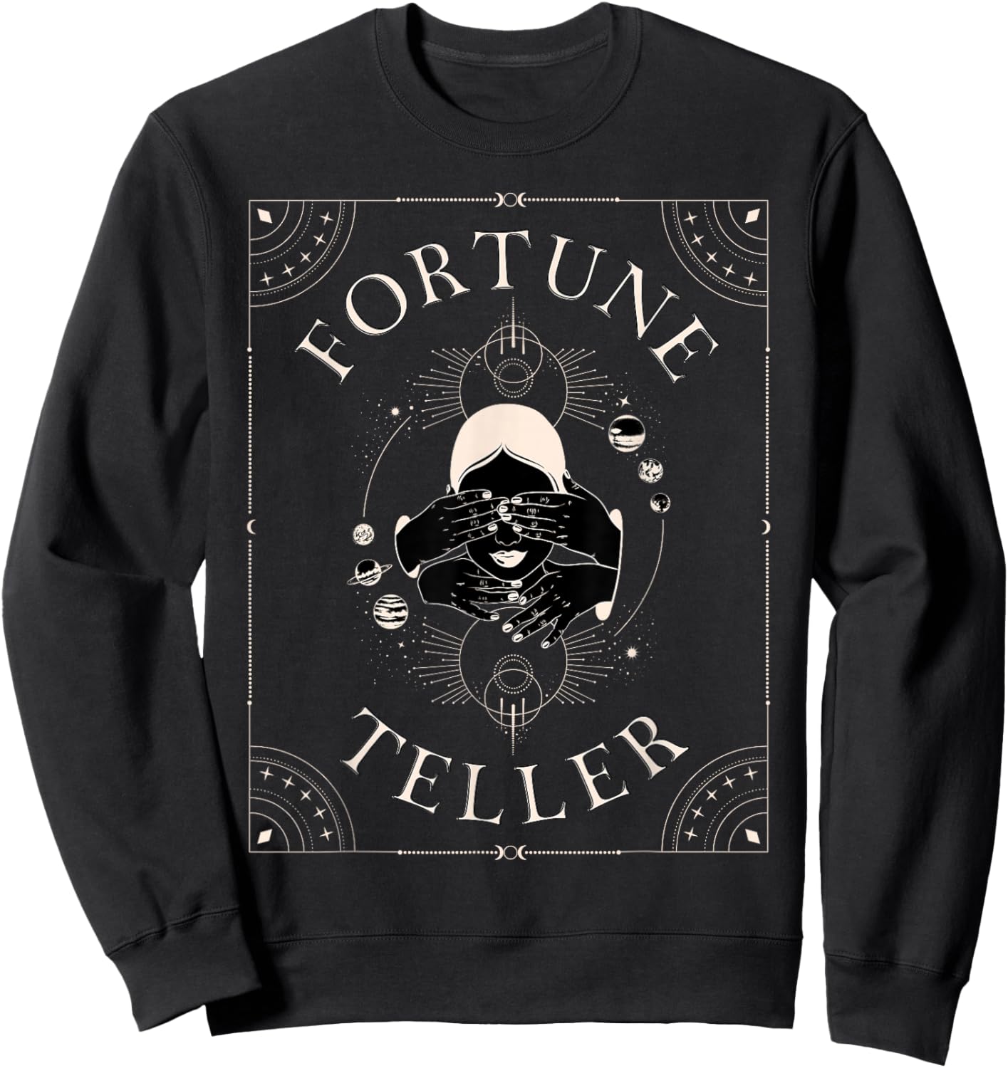 Fortune Teller Halloween Costume , Men, Kids Sweatshirt - Sweatshirt | Black
