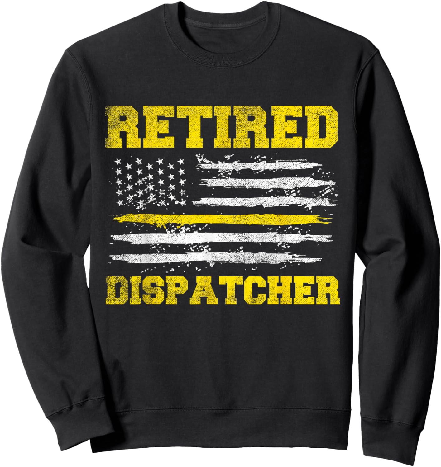 Retired Dispatcher - 911 Police Operator Emergency Responder Sweatshirt - Sweatshirt | Black