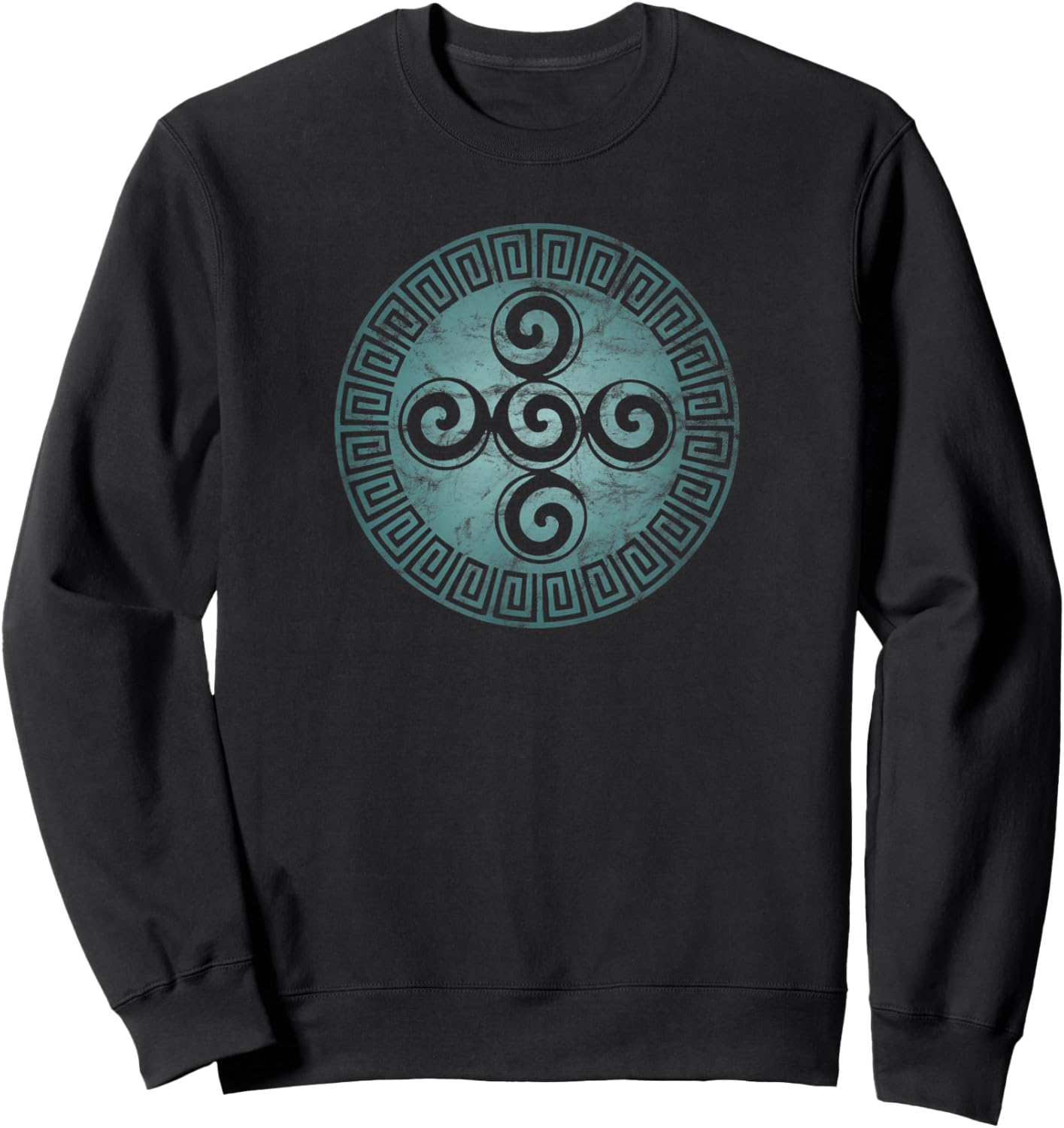 Aztec symbol creation, spiral, universe, god, indians Sweatshirt - Sweatshirt | Black