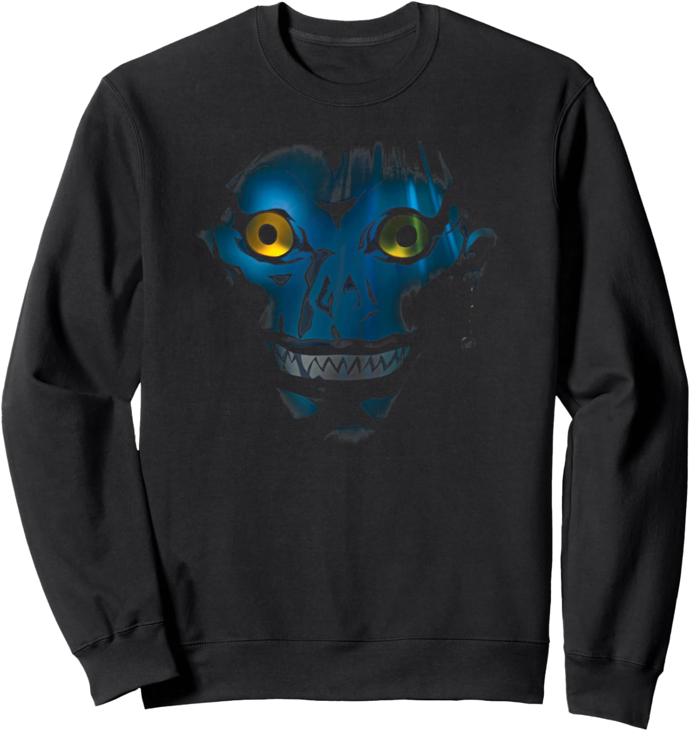 Death Note Ryuk Shinigami Face Anime Sweatshirt - Sweatshirt | Black