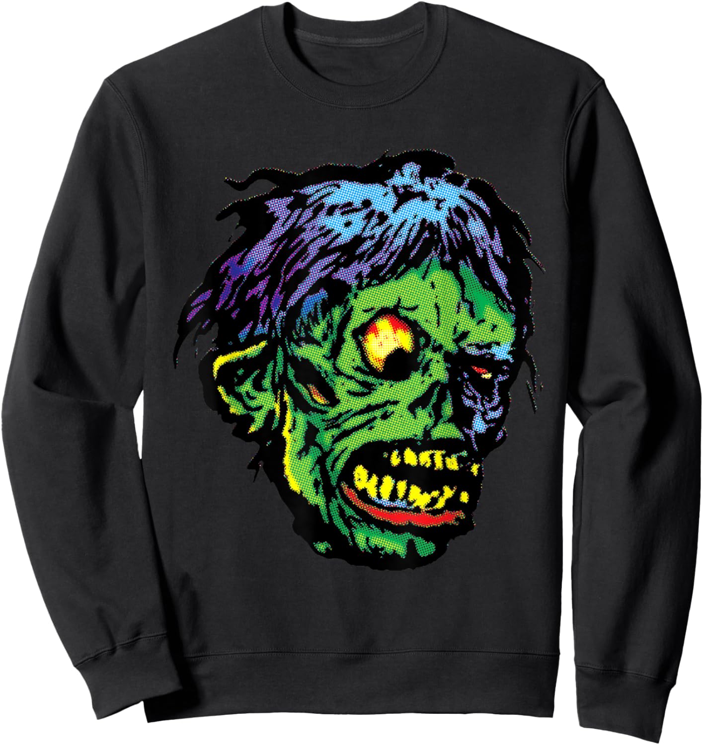 Vintage Shock Monster Sweatshirt - Sweatshirt | Black