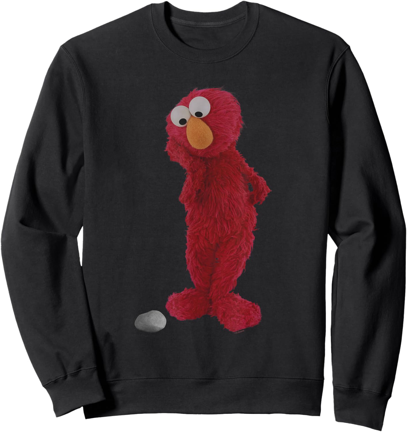 Sesame Street Existential Elmo Sweatshirt - Sweatshirt | Black