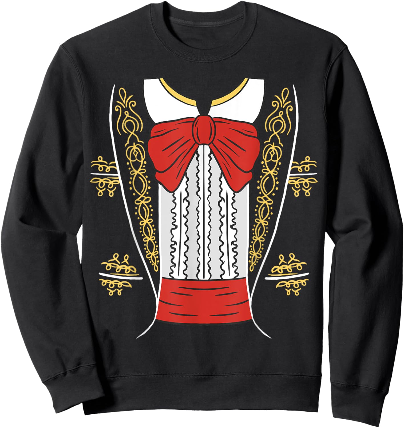 DIY Halloween Mexican Mariachi Kids Adults Traditional Sweatshirt - Sweatshirt | Black