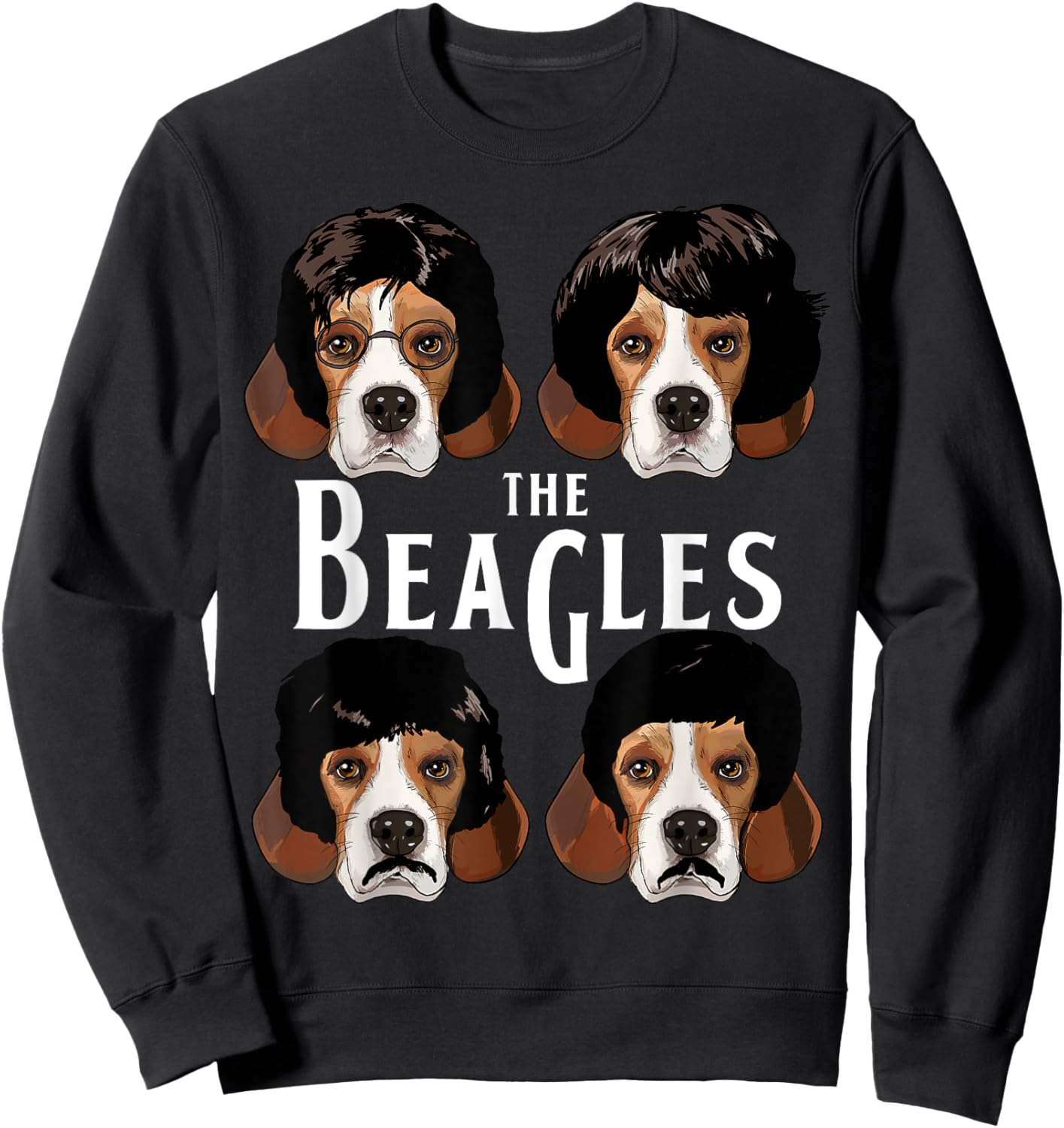 The Beagles funny Beagle lovers Sweatshirt - Sweatshirt | Black