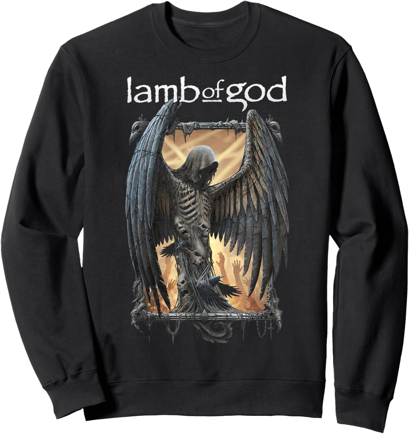 Lamb of God – Winged Death Sweatshirt - Sweatshirt | Black