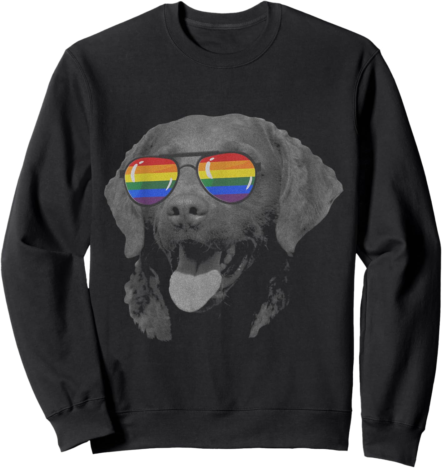 Pride Month chesapeake bay retriever Sweatshirt - Sweatshirt | Black