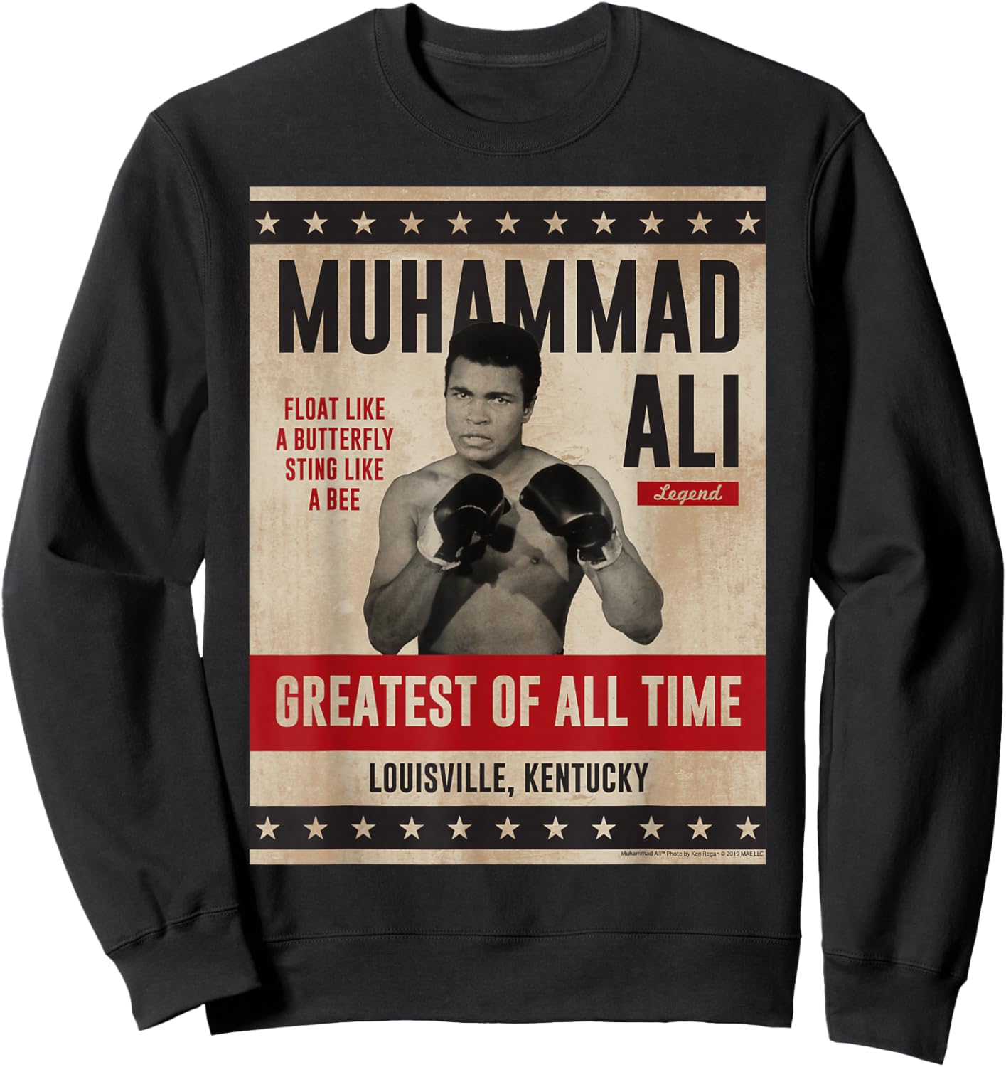 Muhammad Ali - Ali Poster Sweatshirt - Sweatshirt | Black