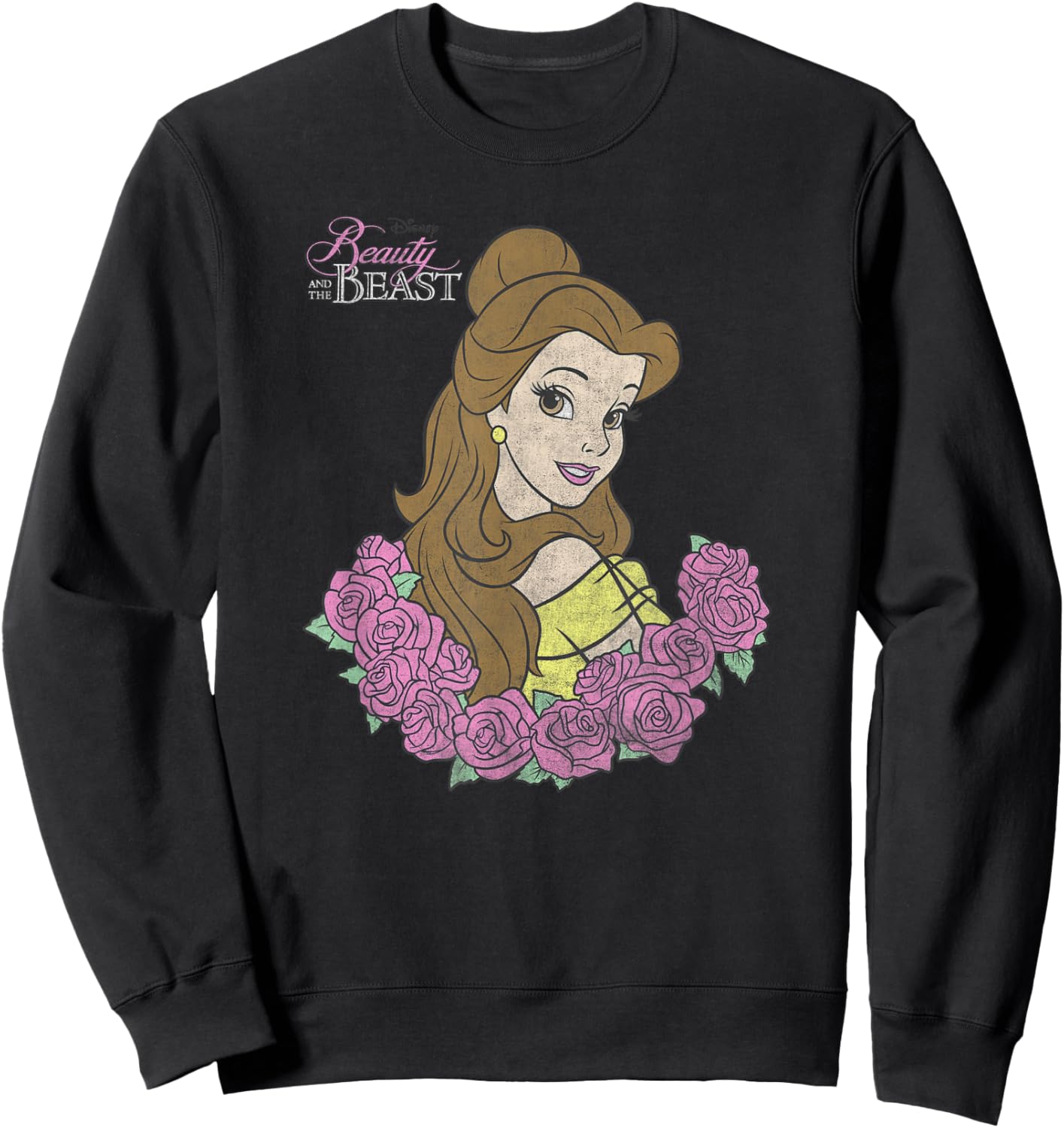 Disney Beauty and the Beast Belle Classic Portrait Sweatshirt - Sweatshirt | Black