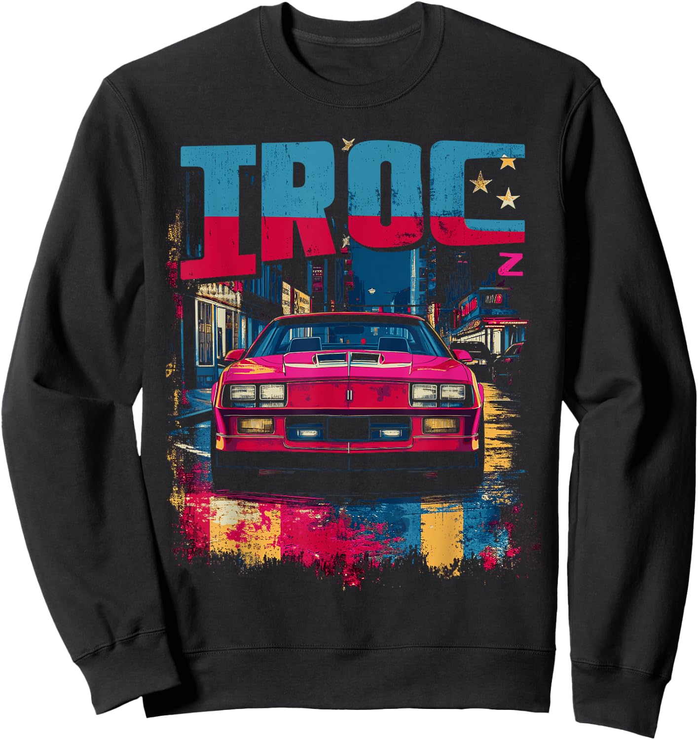 1980's IROC, IROC-Z Muscle Car American Muscle Retro classic Sweatshirt - Sweatshirt | Black