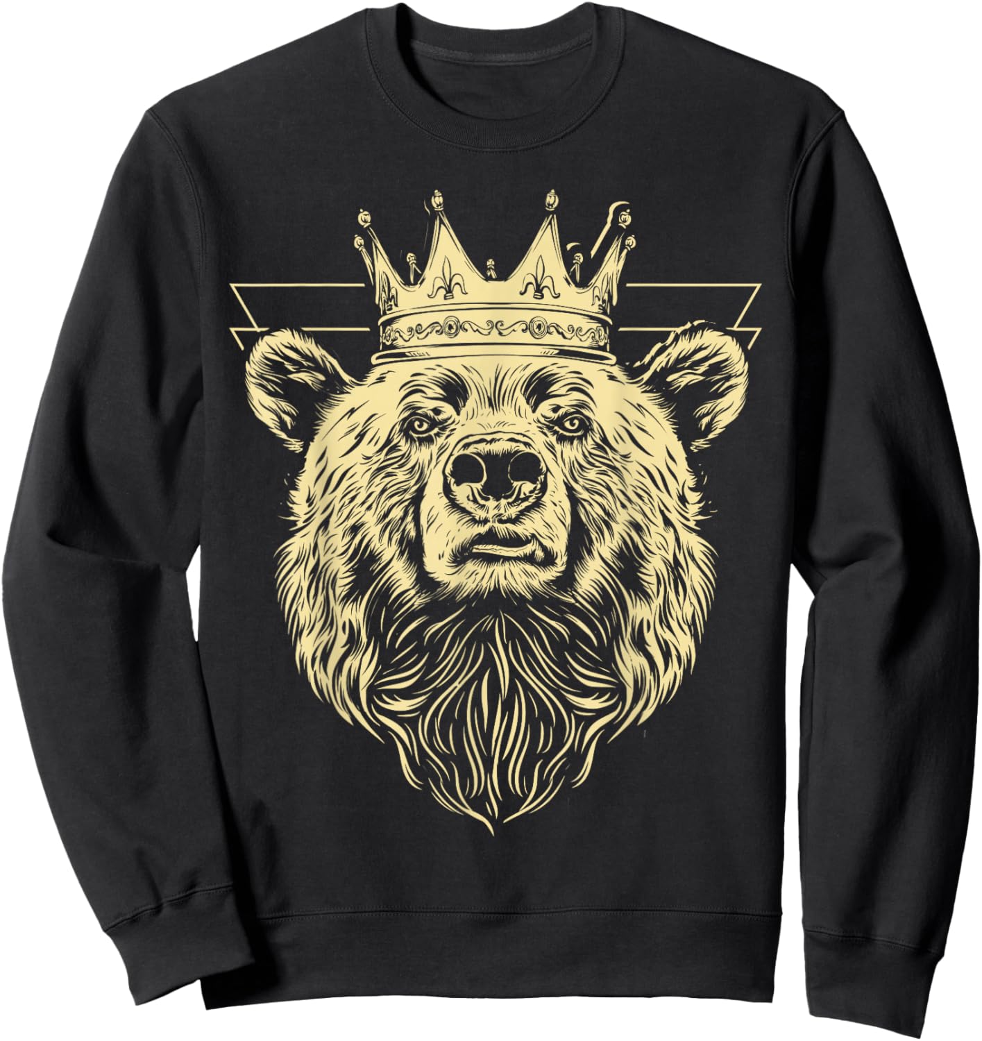Grizzly Bear King or Queen of the Grizzly Sweatshirt - Sweatshirt | Black