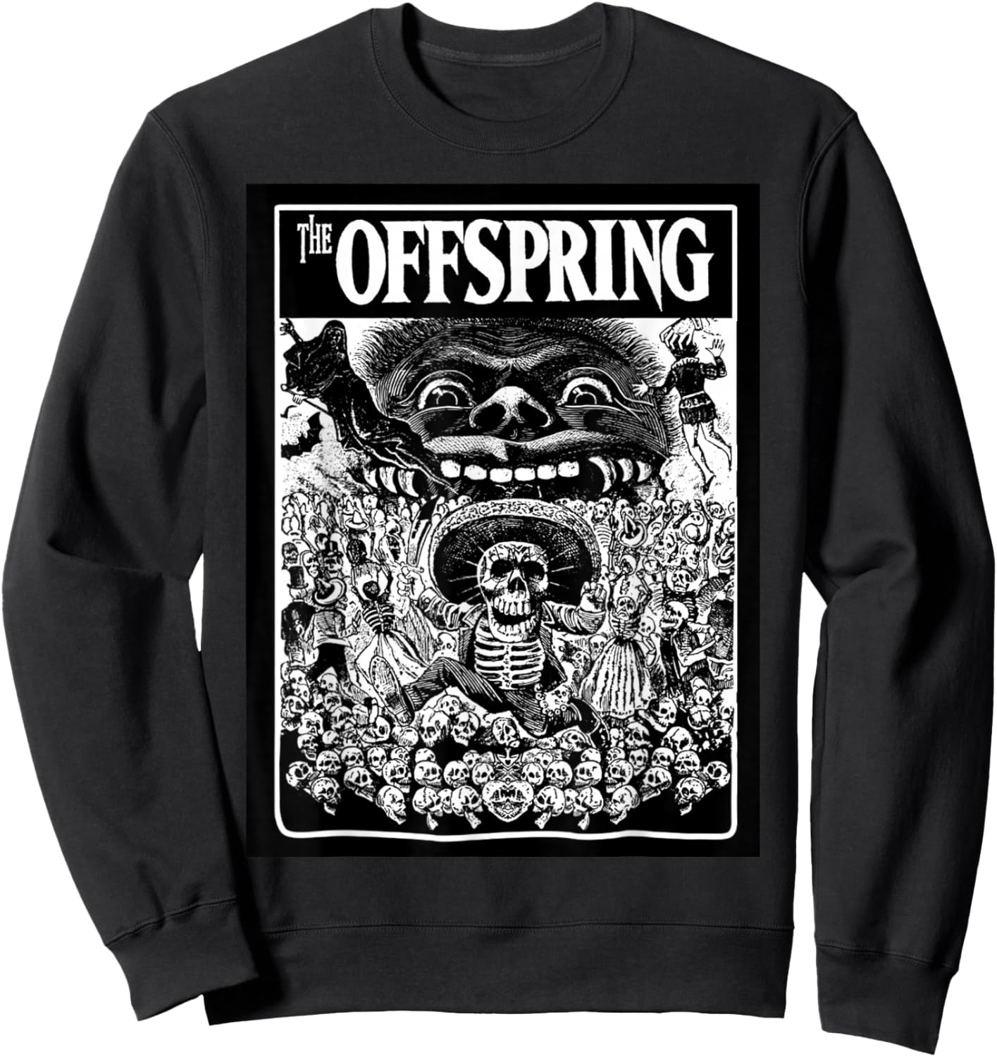 The Offspring Official Crowd Logo Sweatshirt - Sweatshirt | Black