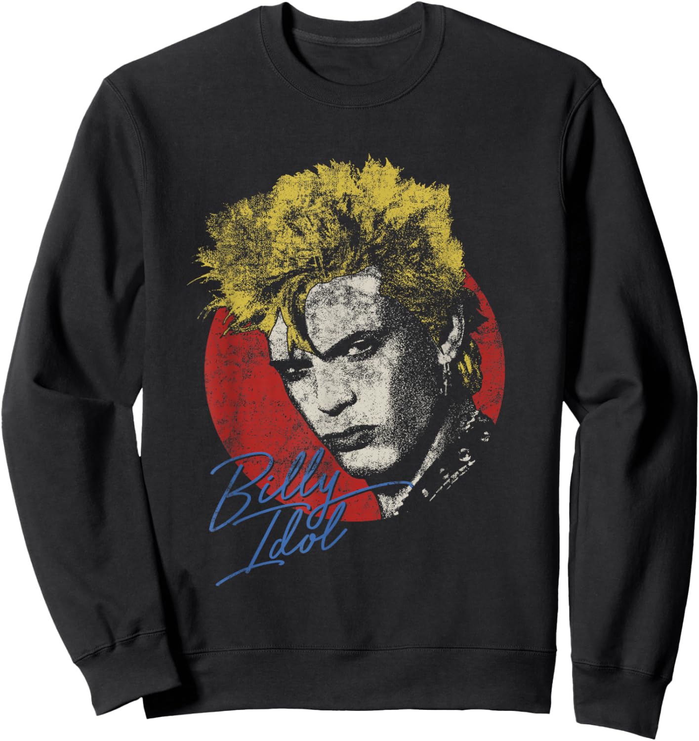 Billy Idol - Vintage Portrait Sweatshirt - Sweatshirt | Black