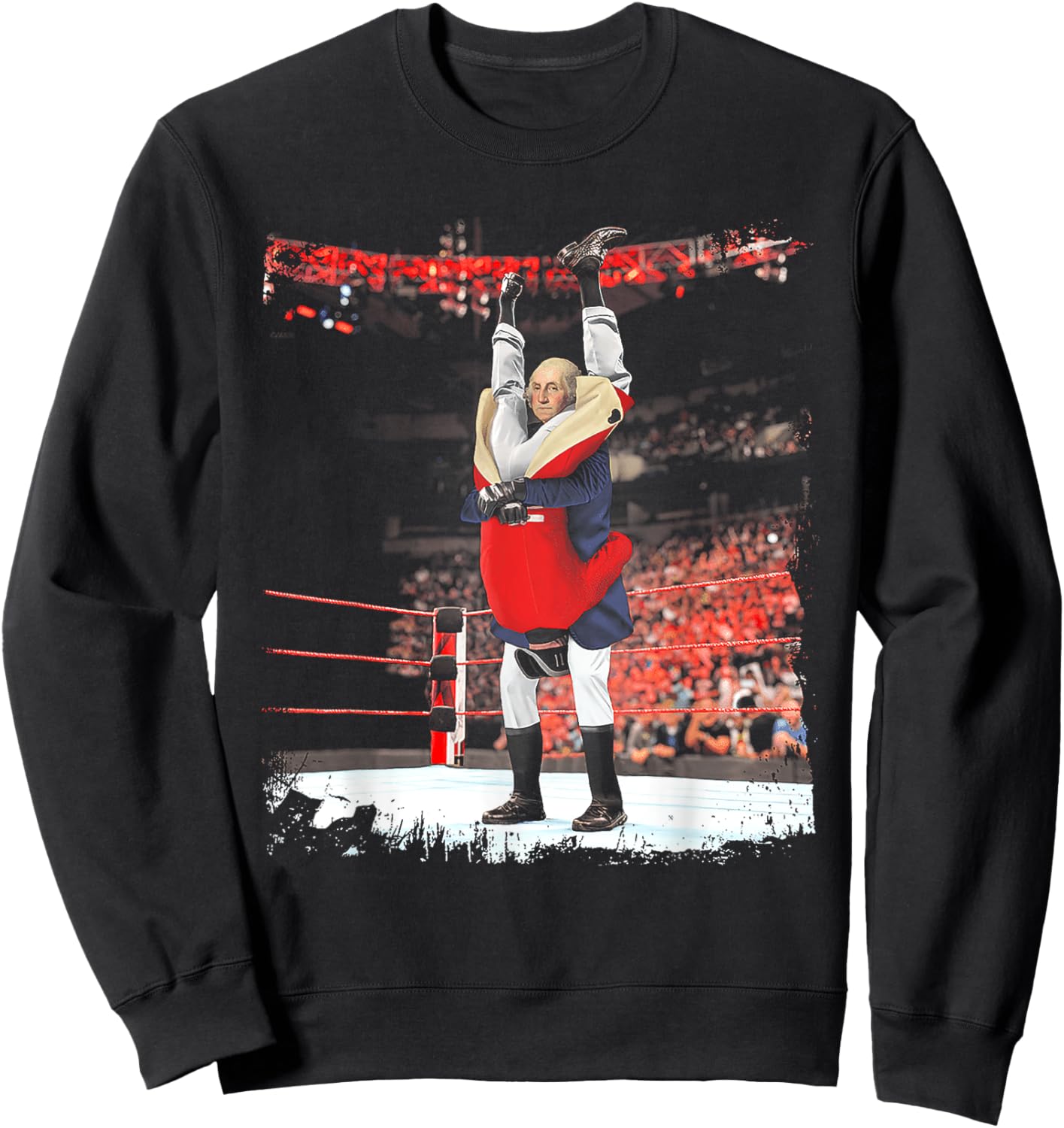 George Washington Wrestling Sweatshirt - Sweatshirt | Black