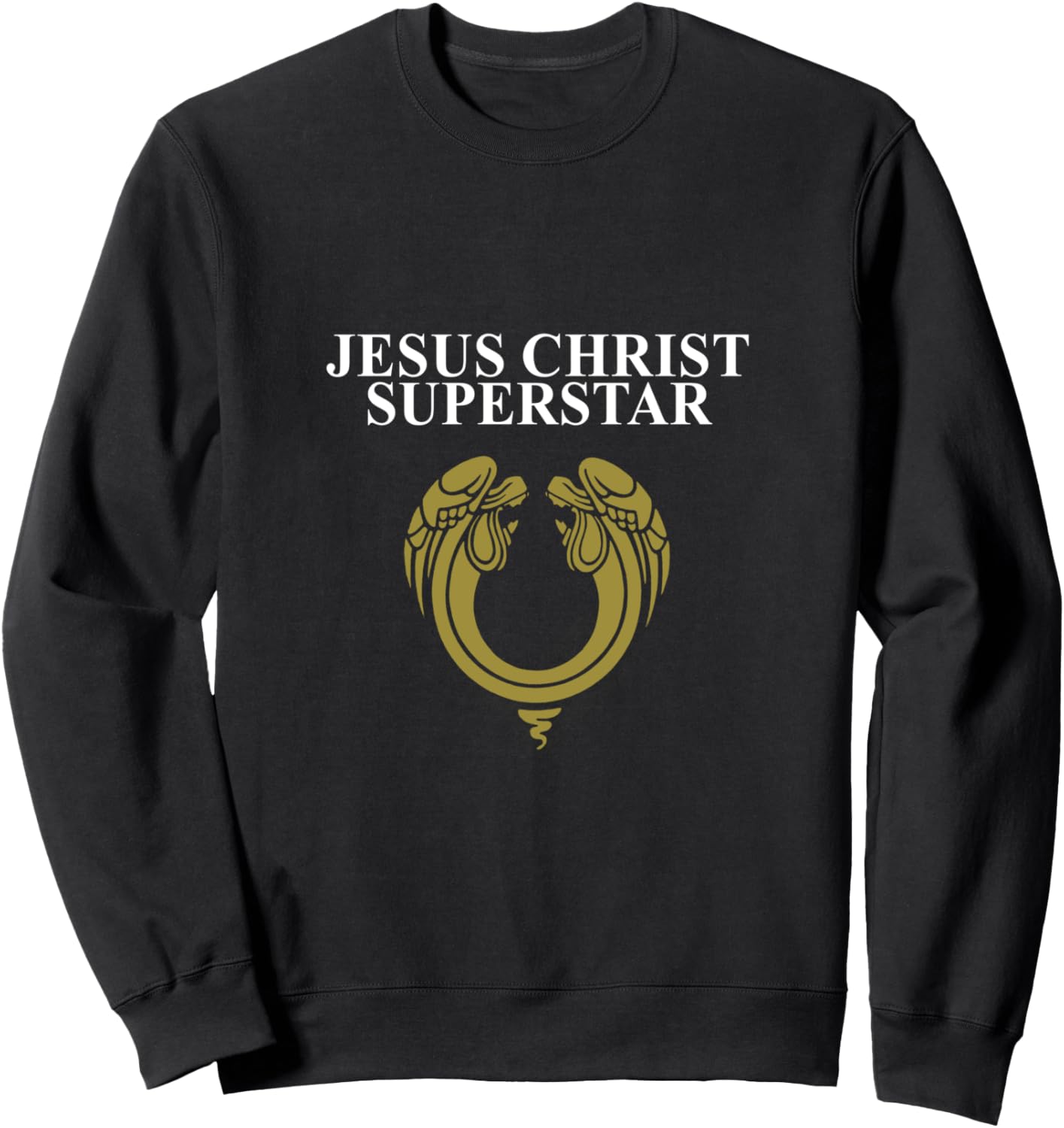 Official 'Jesus Christ Superstar' 1970 Classic Logo Black Sweatshirt - Sweatshirt | Black