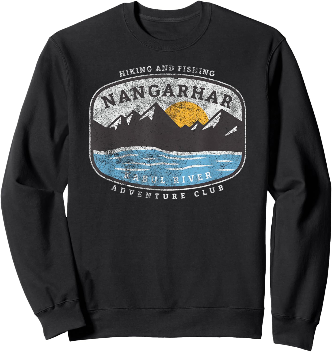 American Marauder: Nangahar Afghanistan Camping Sweatshirt - Sweatshirt | Black