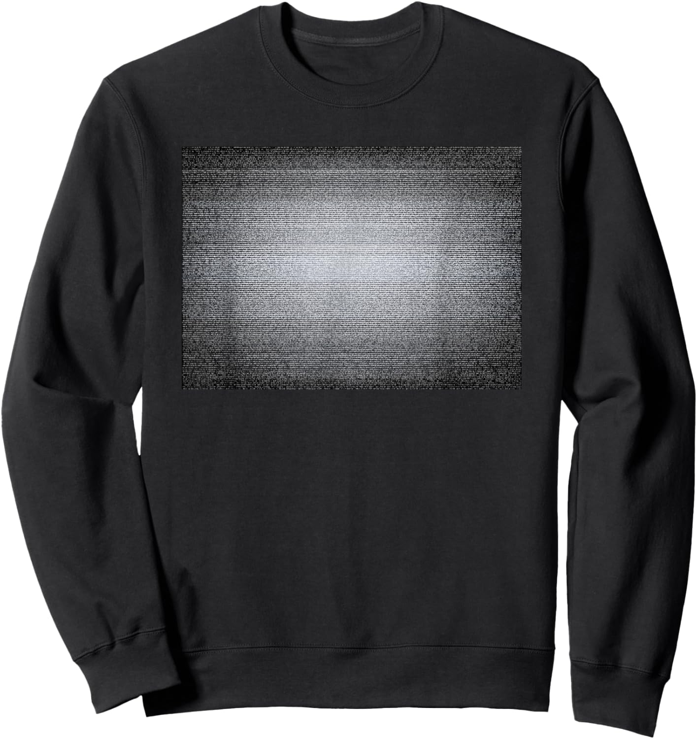 No Signal Small TV Screen Color Bars Test Pattern Design Sweatshirt - Sweatshirt | Black