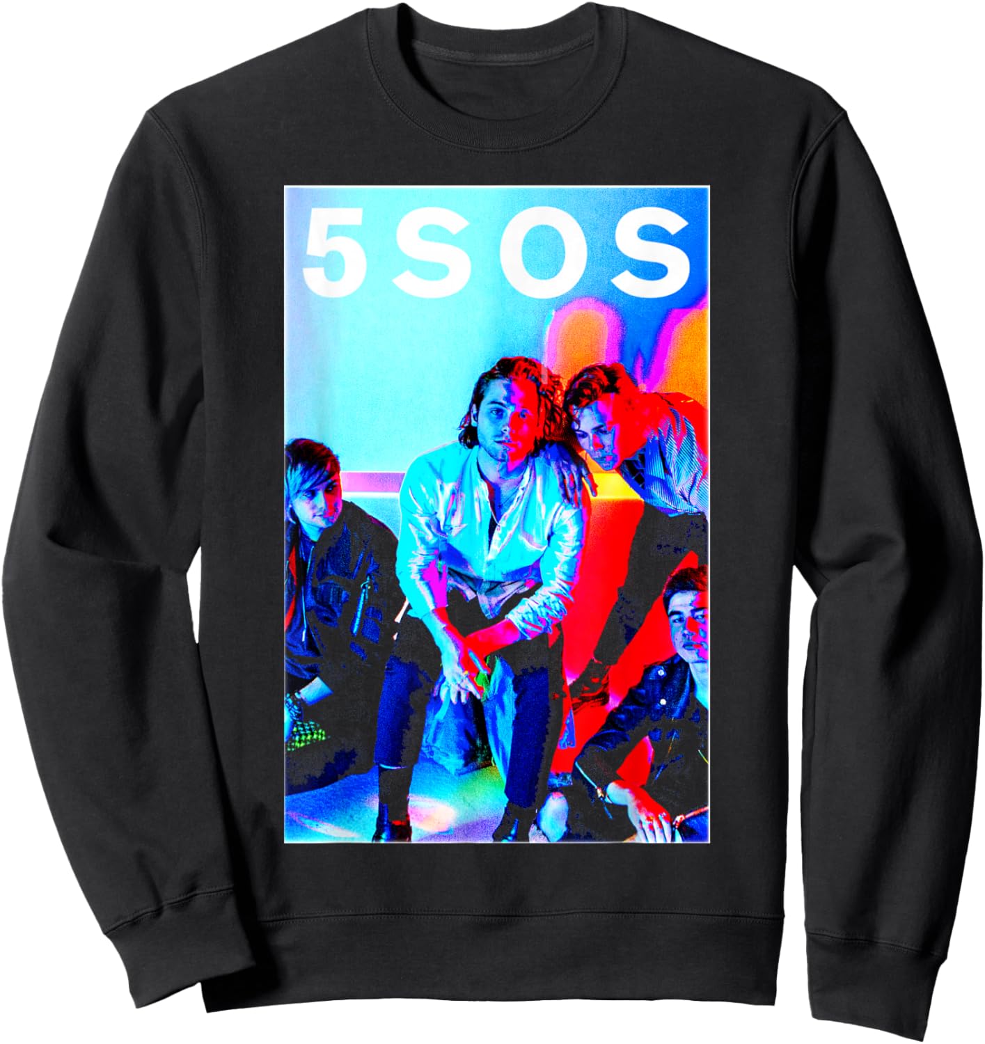 5 Seconds of Summer - 5SOS Band Photo Sweatshirt - Sweatshirt | Black