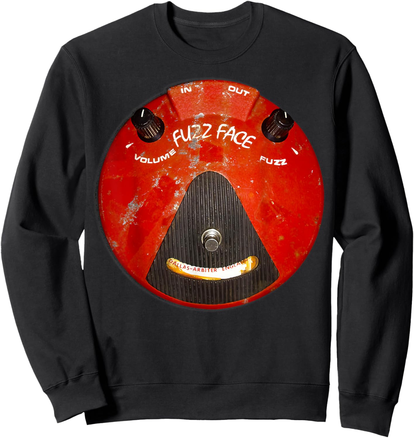 Dallas Arbiter Fuzz Faces - Vintage Guitar Pedal Sweatshirt - Sweatshirt | Black