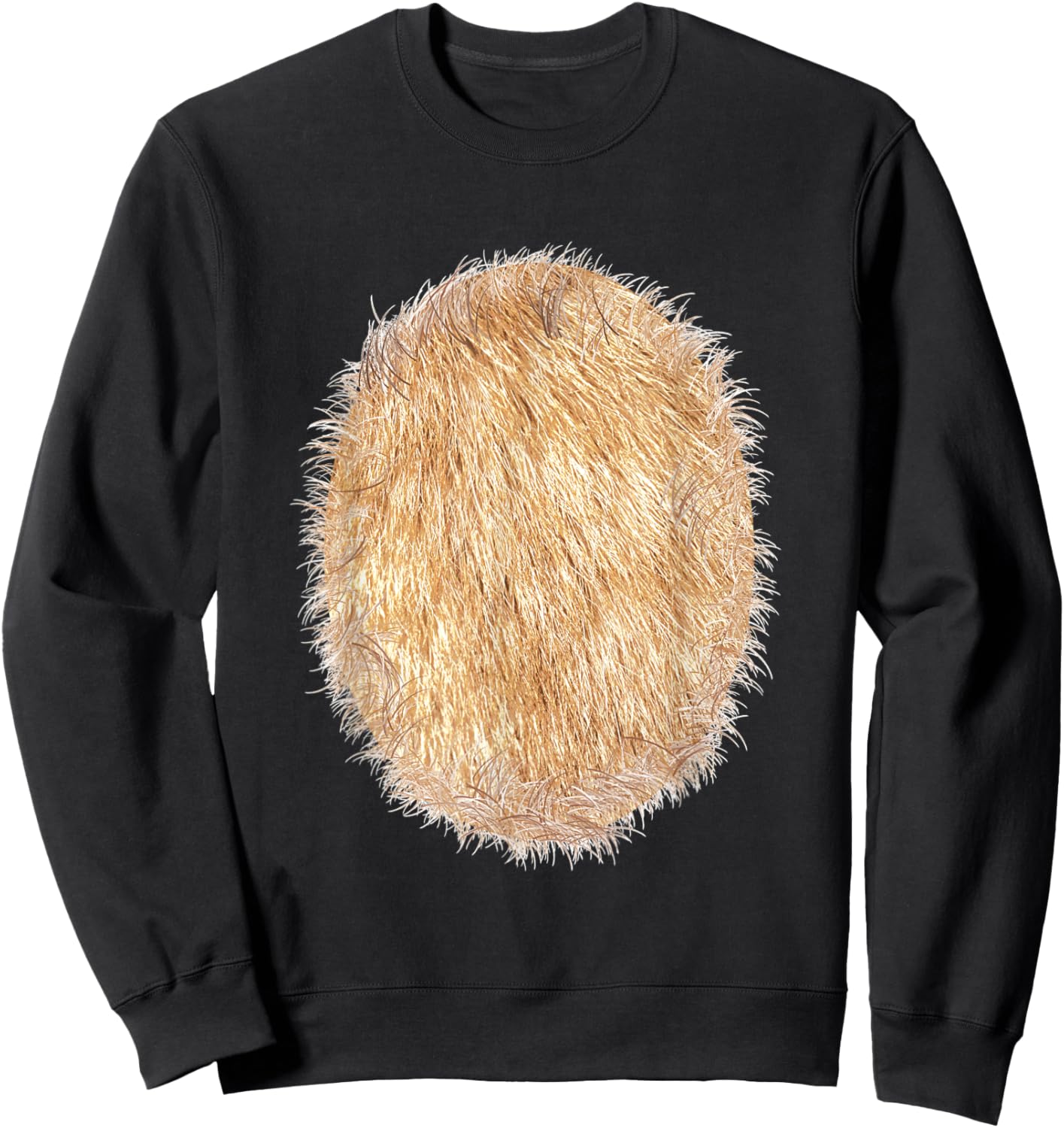 Deer Belly Halloween Costume Christmas Reindeer DIY Sweatshirt - Sweatshirt | Black