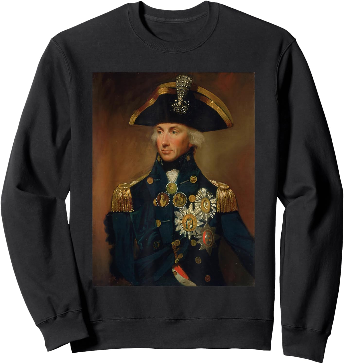 Lemuel-Francis Abbot's Rear-Admiral Sir Horatio Nelson Sweatshirt - Sweatshirt | Black