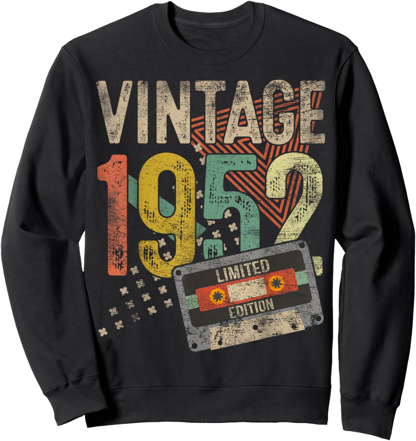 Vintage 1952 73rd Birthday Gifts Women 73 Year Old Sweatshirt - Sweatshirt | Black