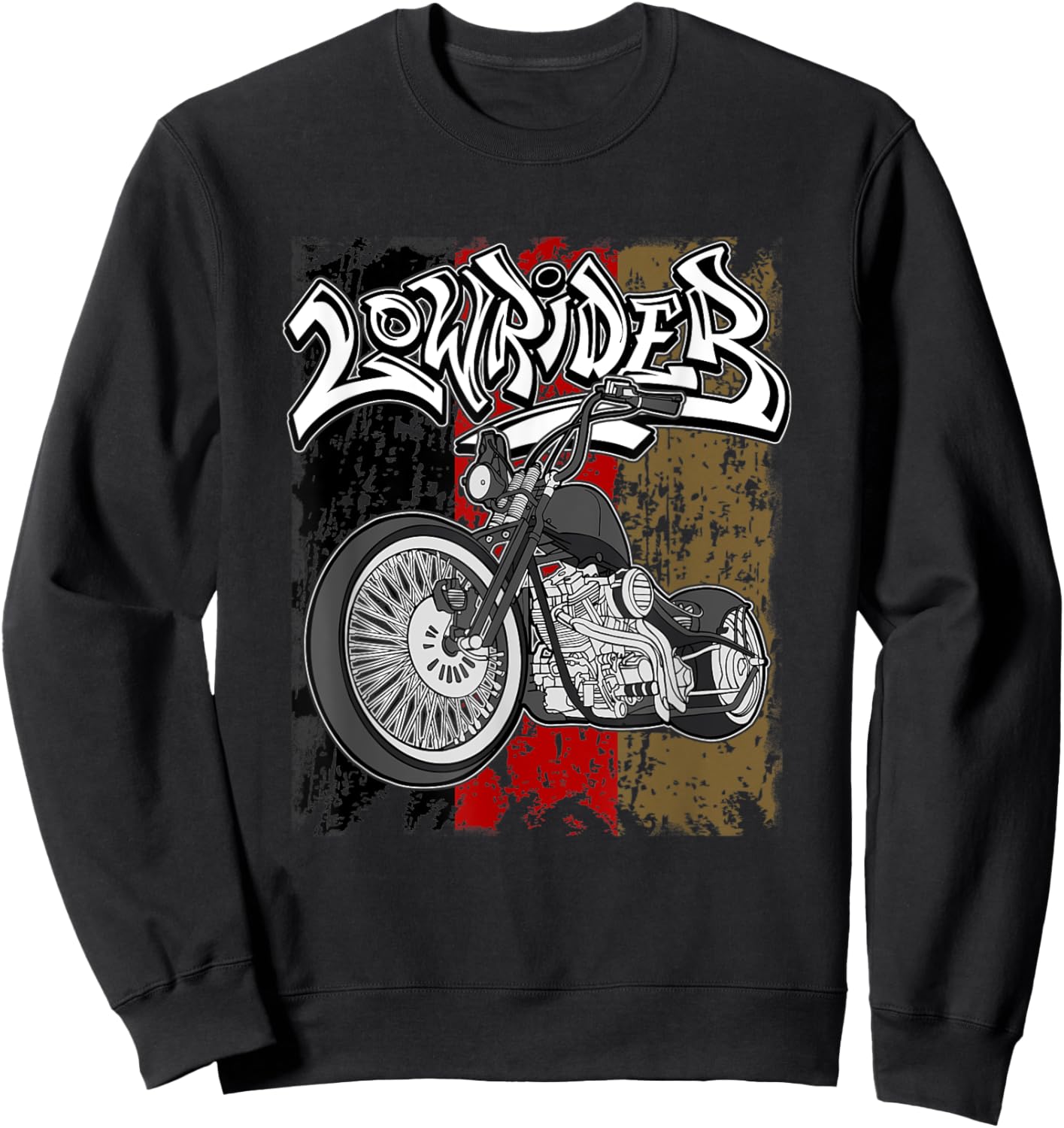 German Flag. Latino Vicla, Cholo Motorcycles, Lowrider Sweatshirt - Sweatshirt | Black