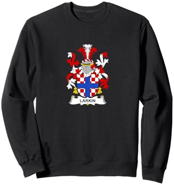 Larkin Coat of Arms - Family Crest Sweatshirt - Sweatshirt | Black